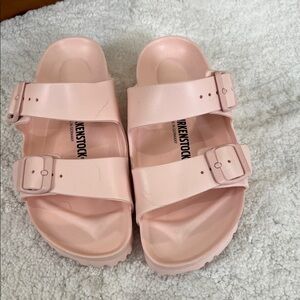 Birkenstock Light Pink Double-Strap Sandals